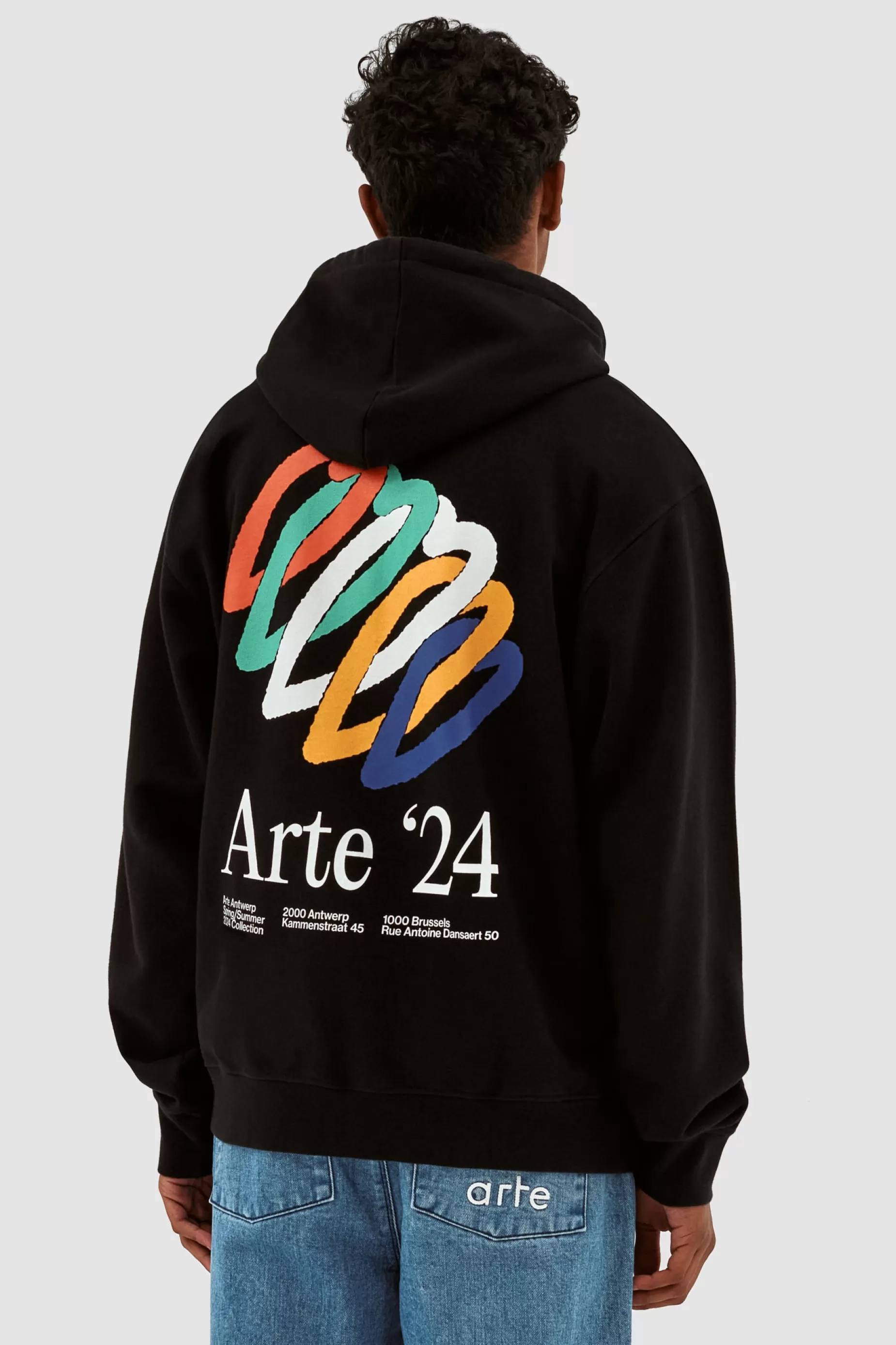 Arte Antwerp Hank Back Hearts Hoodie