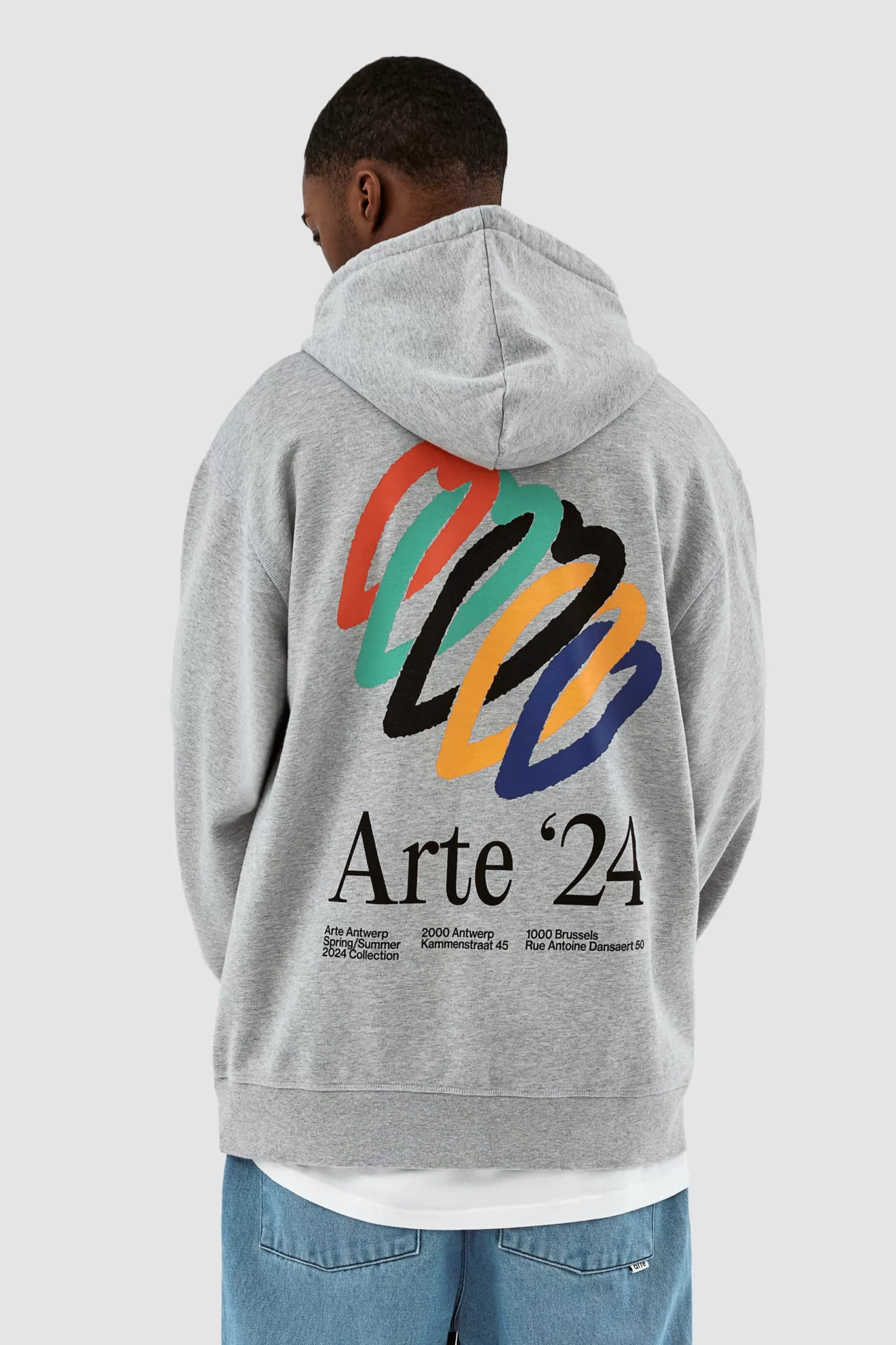 Arte Antwerp Hank Back Hearts Hoodie